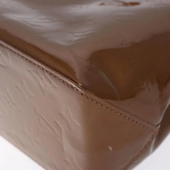 LOUIS VUITTON Monogram Vernis Reade PM Hand Bag Bronze M91146 LV Auth 132734 - Picture 9 of 16